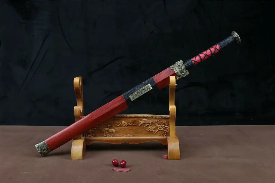 High Quality Chinese KungFu Jian Sword Katana Sharp High Manganese Steel Blade