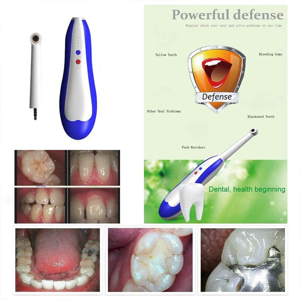 

WiFi HD 360 Degree Rotatable Intraoral Endoscope Oral Dental Borescope Mobile Phones Waterproof Monitoring