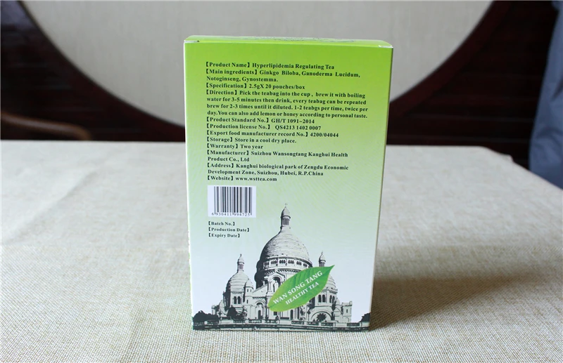 20 чайных пакетиков, китайский гиперлипидемия для похудения, регулирующий здоровый уход, чай для похудения, новинка, высокое кровяное давление