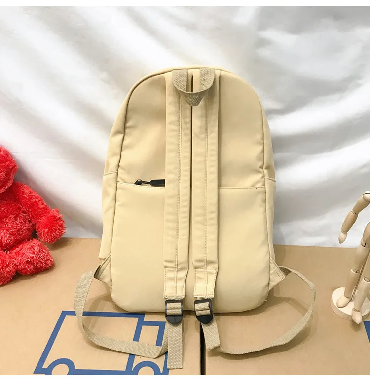 Fashion Backpack Women Backpack 3 PCS set Students shoulder Bags bagpack Candy Colour Junior High school bags for teenage girls