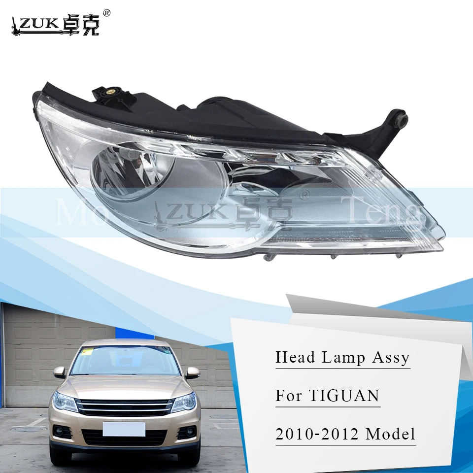 

ZUK Left Right Halogen Front Head Lamp Headlight Assy For TIGUAN 2010 2011 2012 Headlamp Head Light