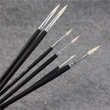 6 шт./компл. козла кисть для окрашивания волос костюм товары для рукоделия акварель гуашь для рисования набор акриловой щетки для рисования товары для рукоделия