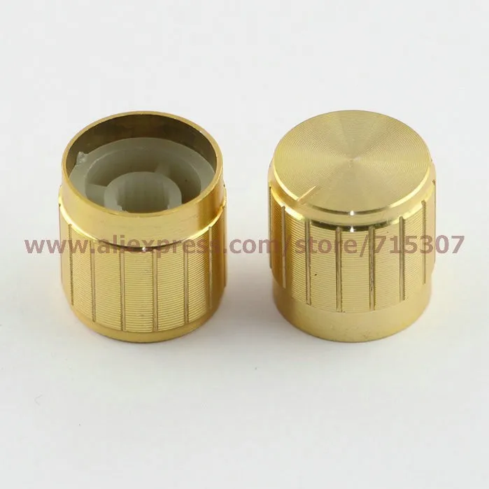 gold aluminum potentiometer knob 17x17(3)