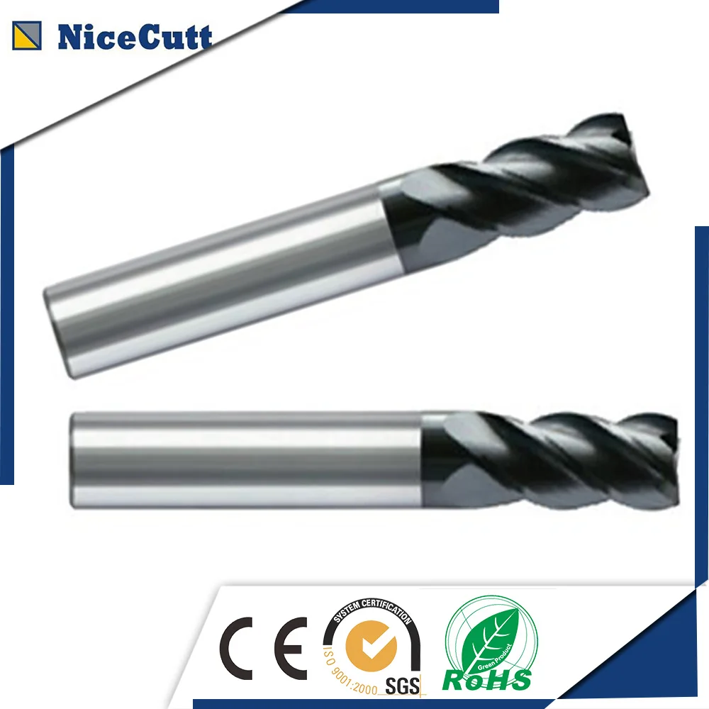Free Shipping Solid Carbide Flat End Mill High precision Milling