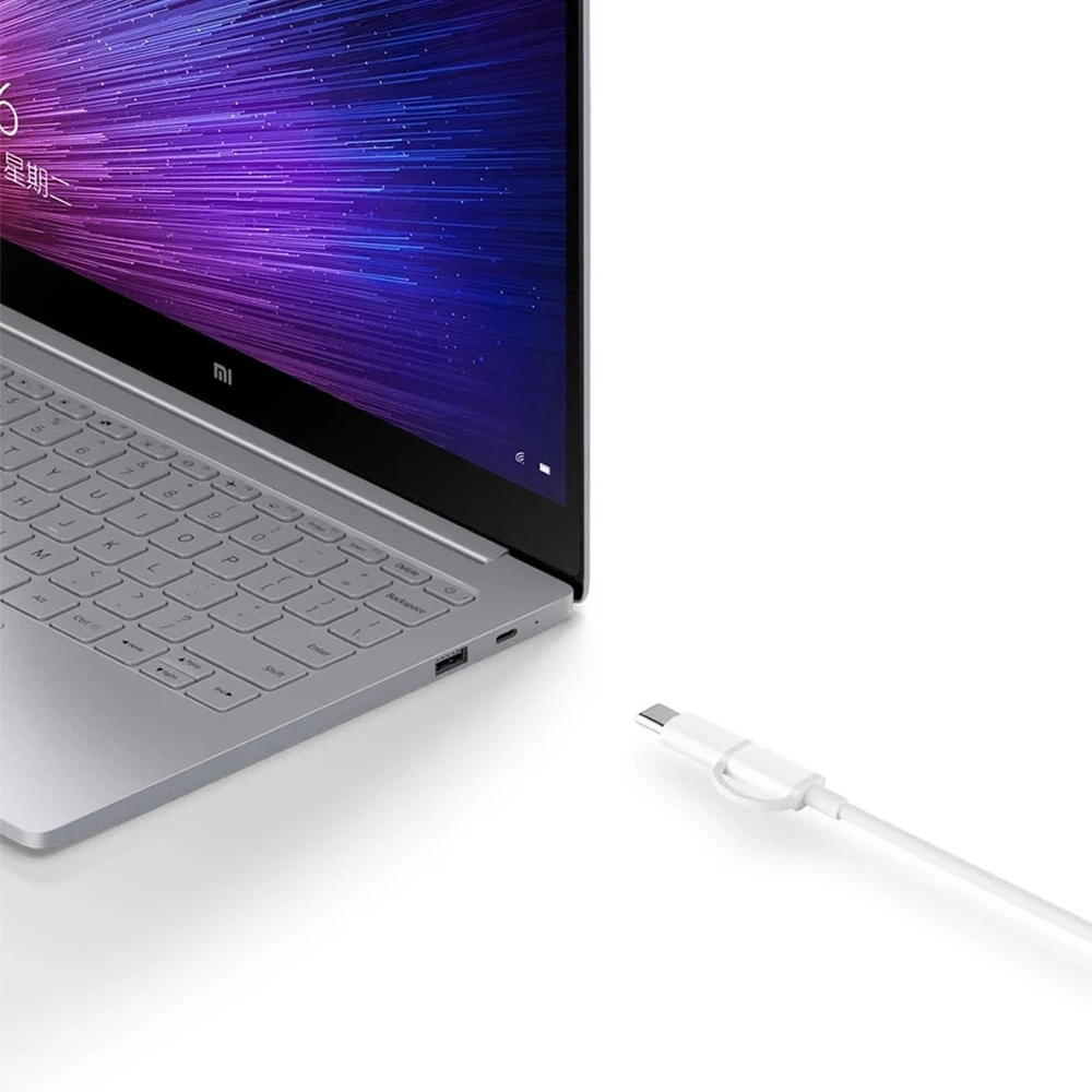 Оригинальные Кабели Xiaomi 2 в 1 Micro usb type-C кабель для быстрой синхронизации данных и быстрой зарядки type C кабель для зарядки type C для Xiomi huawei