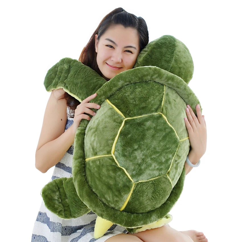 

Huge Size Plush Tortoise Toy Cute Turtle Plush Pillow Staffed Cushion for Girls Vanlentine's Day Gift