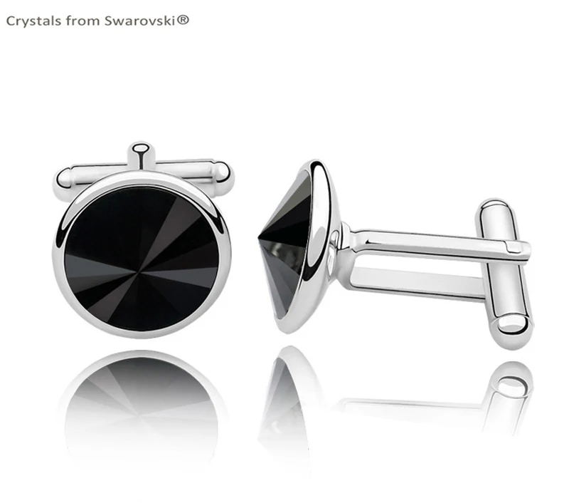 Мужские французские запонки для рубашки изготовленные из кристаллов Swarovski ELE TS
