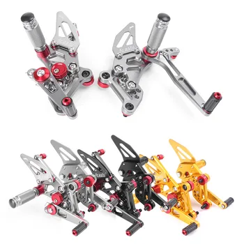 

CNC Motorcycle Adjustable Rearset Footpegs Footrest Pedal for KTM 1290 Super Duke / R 2014 2015 2016 2017 Aluminum Alloy