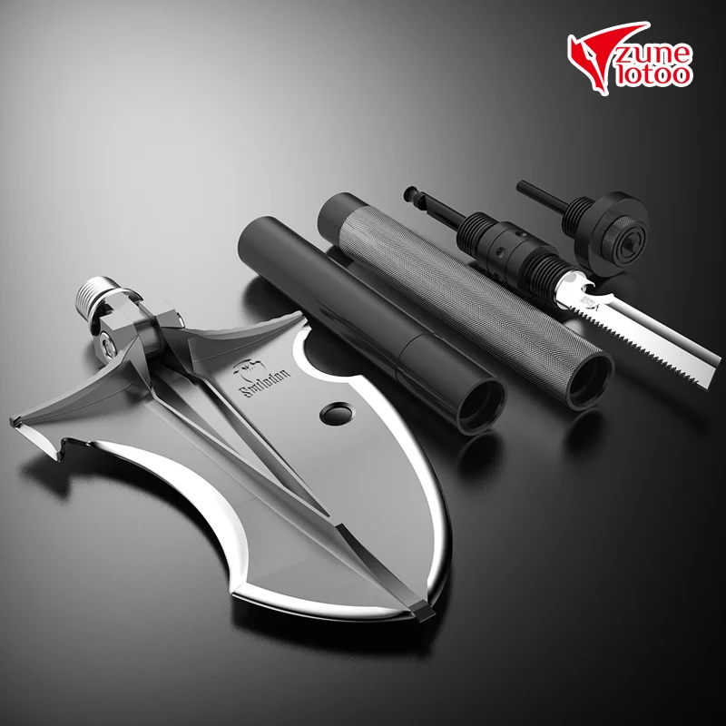 Zune Lotoo Smilodon Outdoor Unique Tactical Camping Shovel,Military Equipment, Camp Multitool For Bushcraft Survival,Emergency Zune Lotoo Smilodon Outdoor Unique Tactical Camping Shovel,Military Equipment, Camp Multitool For Bushcraft Survival,Emergency