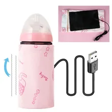 USB Электрический нагреватель для бутылок водонагреватель молока портативный прогулочная коляска изолированная сумка детская бутылочка для кормления обогреватель детская бутылка с подогревом