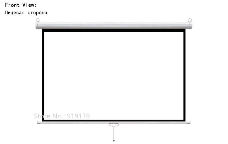 100inch 16x9 Manual Screen pic 13