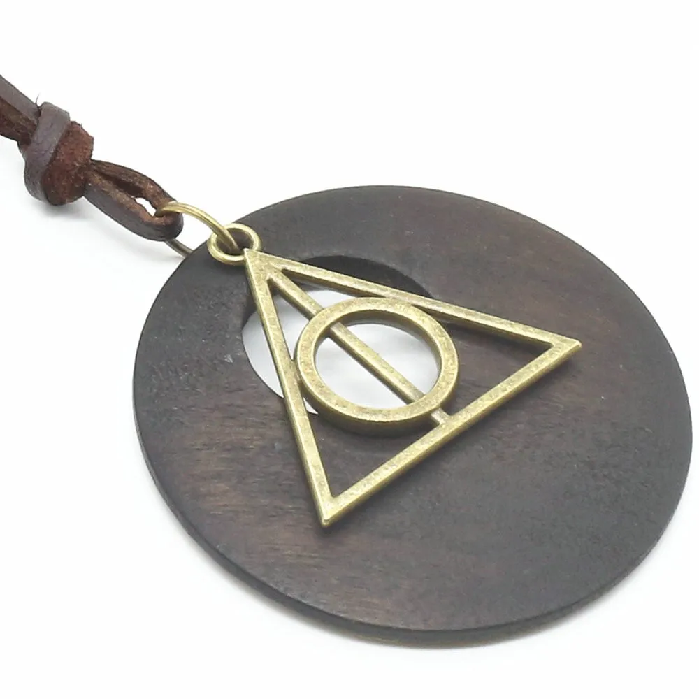 New-Fashion-Handmade-Collar-Wood-Retro-Vintage-Alloy-Anchor-Cross-Skull-Leather-Pendants-Necklaces-Women-Men