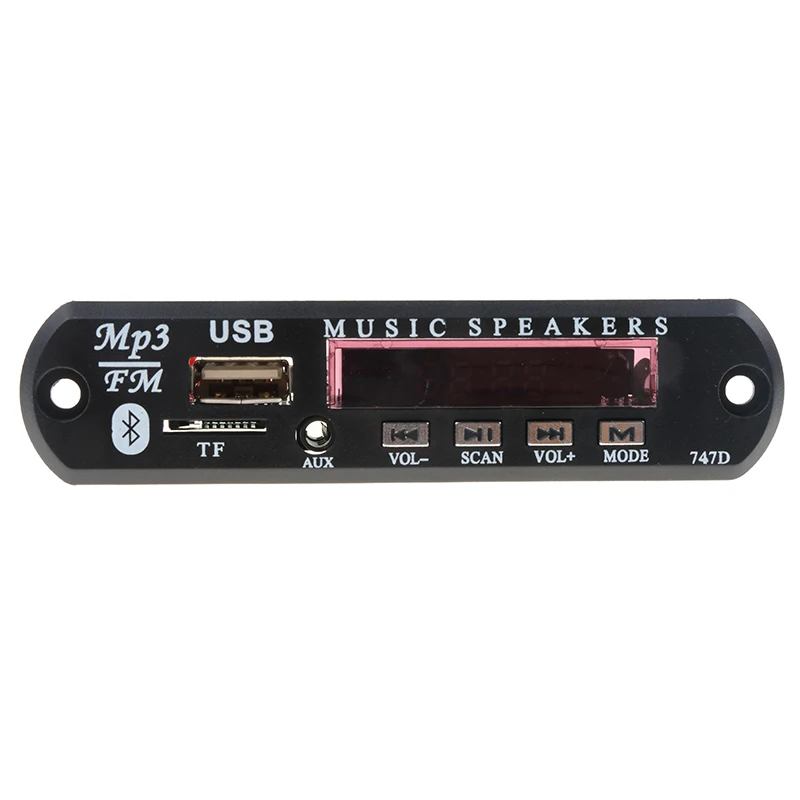 Kebidu MP3 WMA декодер плата аудио модуль DC 12V беспроводной Bluetooth USB TF радио