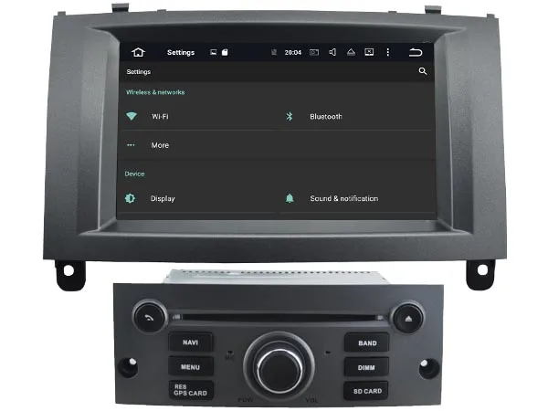 Perfect Ips screen Android 8.0 Car Dvd Navi Player FOR PEUGEOT 407 gps auto stereo audio multimedia 4