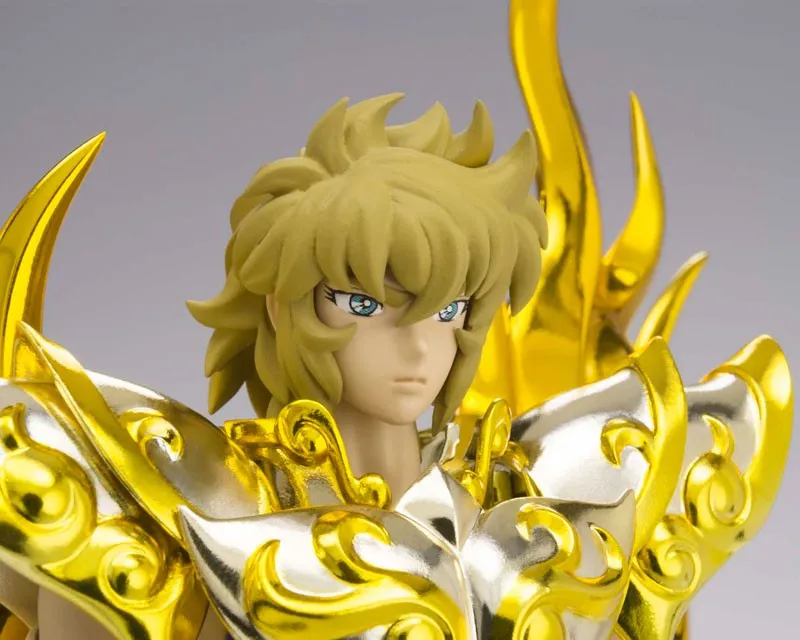 100% оригинал BANDAI Tamashii нация святая Ткань Миф экс фигурка-LEO AIOLIA GOD Cloth от "ST Seiya"