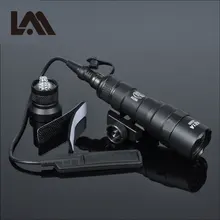 M300 tático m300b mini scout luz ao ar livre rifle caça lanterna arma militar luz led arme caber 20mm ferroviário