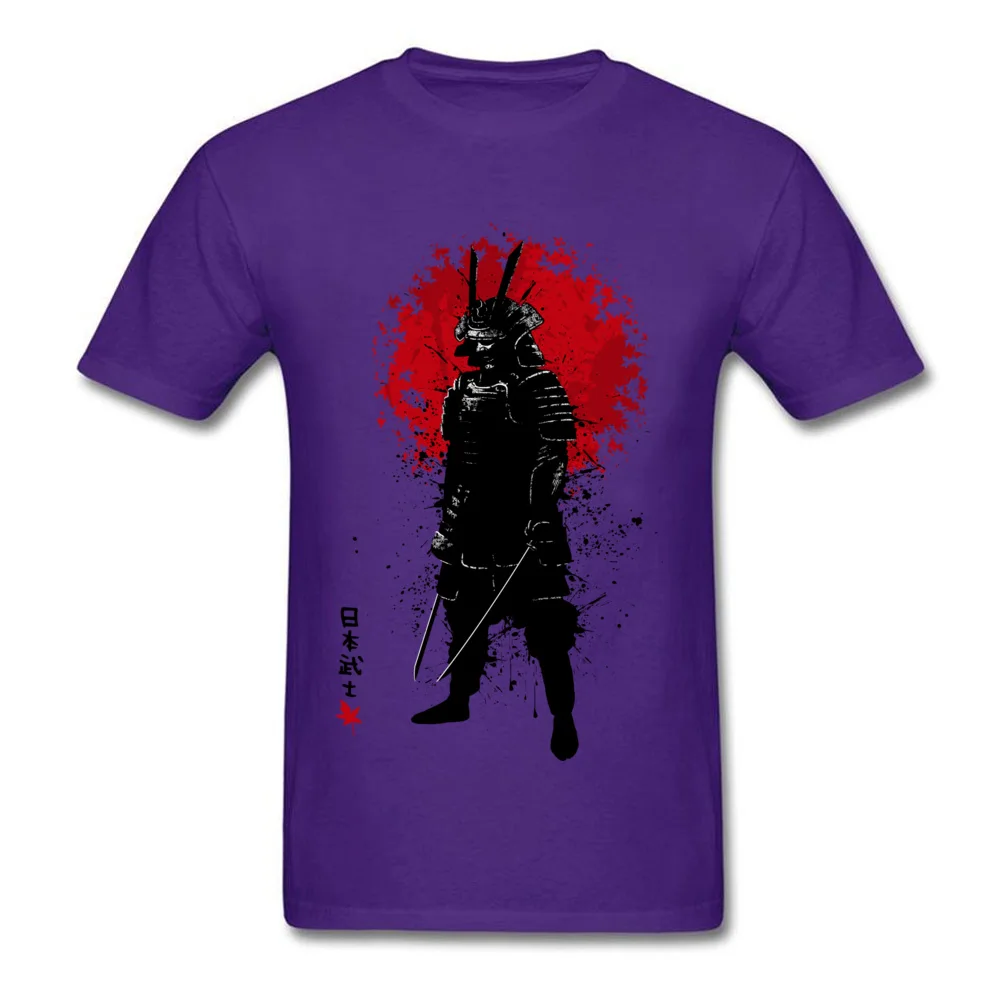  Boy Top T-shirts Samurai ink Personalized Tops Shirt Pure Cotton O-Neck Short Sleeve Hip hop Tees Thanksgiving Day Samurai ink purple
