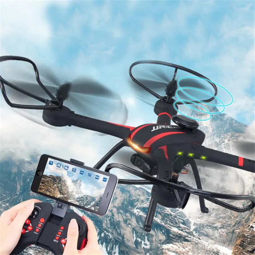 

100% Original JJRC H11WH 2.4G 4CH 2.0MP HD Camera WiFi FPV RC Quadcopter RTF C5O0 BK
