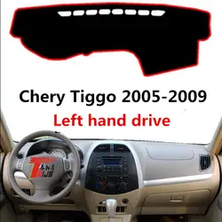 TAIJS козырек от солнца Pad Автомобильная приборная панель коврик для Chery Tiggo 2005-2009 левый руль пыле приборной панели автомобиля для Chery Tiggo