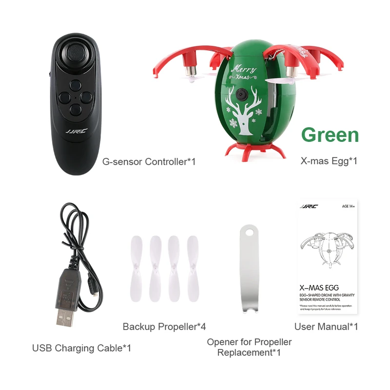 JJRC H66 яйцо 720P Wi-Fi FPV селфи Дрон с датчиком силы тяжести режим удержания высоты RC Квадрокоптер RTF для детей Рождественский подарок подарки - Цвет: Green