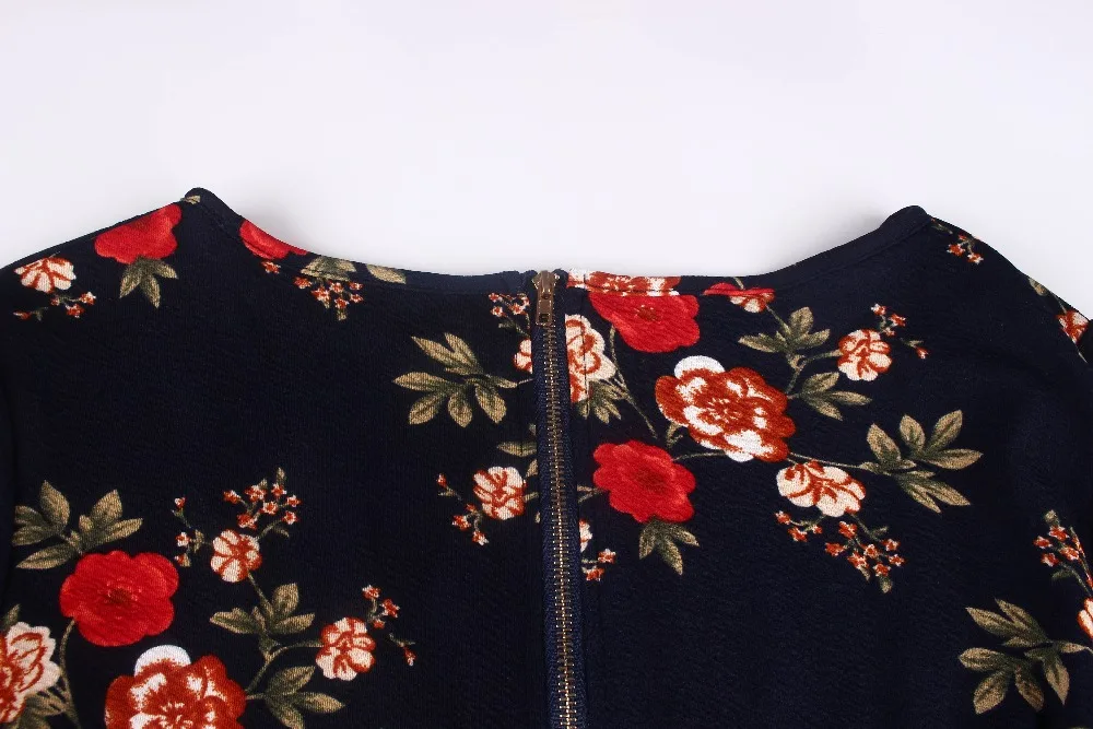 Back Zipper Shirts Women 2018 Loose White Top Femme Ladies Clothes Casual Floral Print Long Sleeve Elegant Blouse Vetements (21)