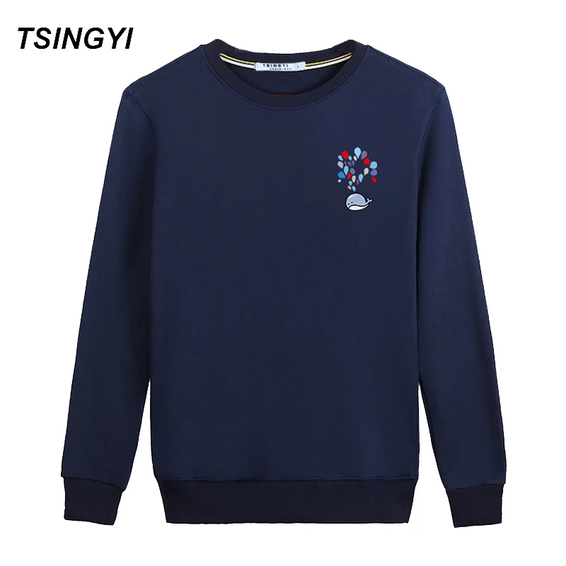 

Tsingyi Print Animals Whale Tiger Deer Funny Hoodies Men Women Spring Autumn O-Neck Sudadera Poleron Hombre Hoodie Sweatshirt