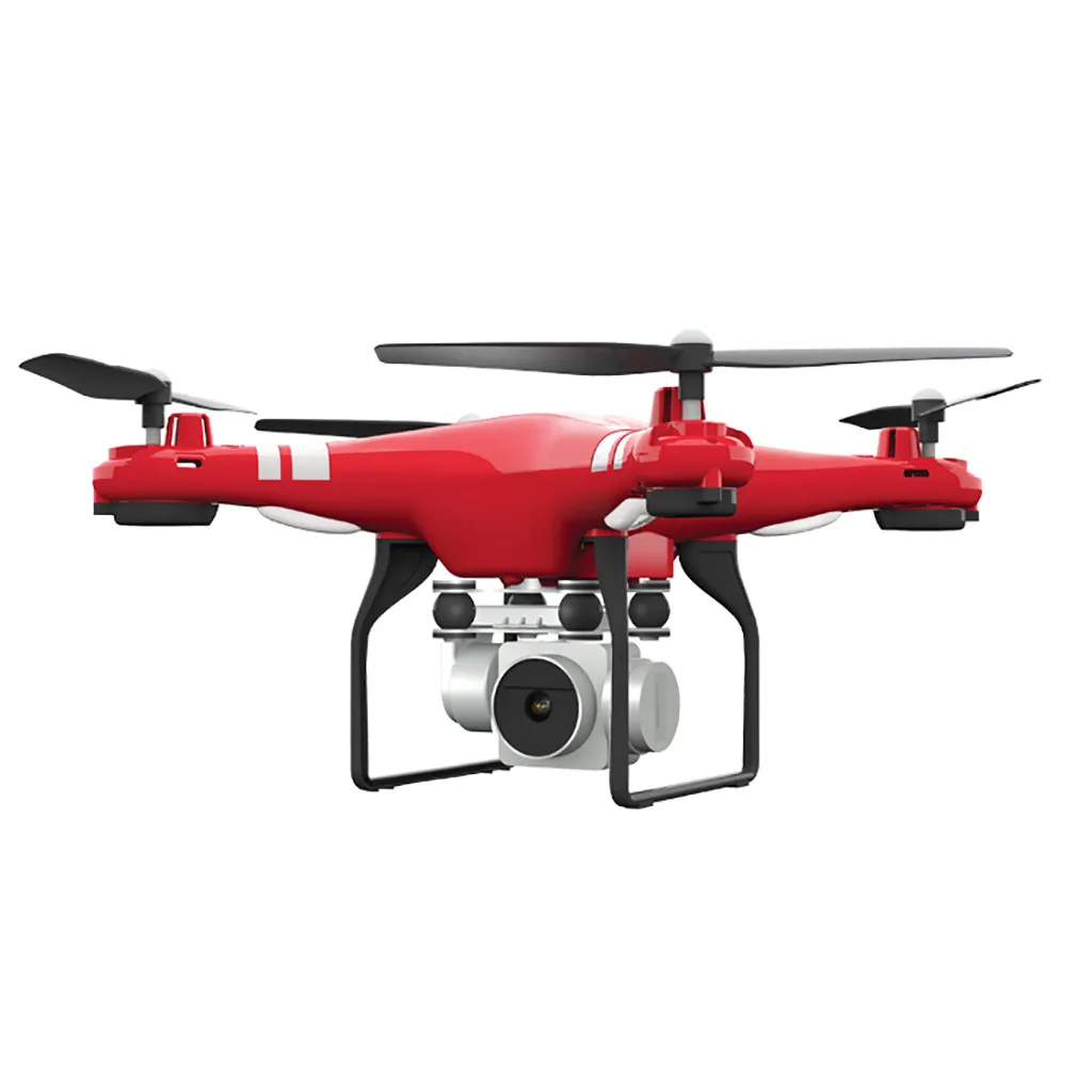 X52 Регулируемый Широкий формат 1080p 5MP HD Камера Wi-Fi FPV живой Quadcopter Drone RC Дрон 6-Axis Дистанционное Управление Квадрокоптер - Цвет: Red