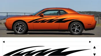 

For 2Pcs VINYL GRAPHICS DECAL STICKER CAR BOAT AUTO TRUCK 80" MT-102 Car styling