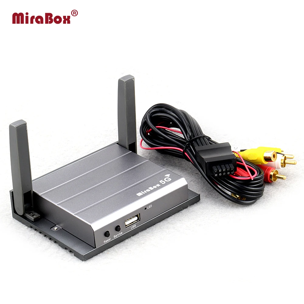 Mirabox 5 г Автомобиль wifi mirrorlink коробка с HDMI CVBS AirPlay Miracast Поддержка Youtube поддержка iOS11 и