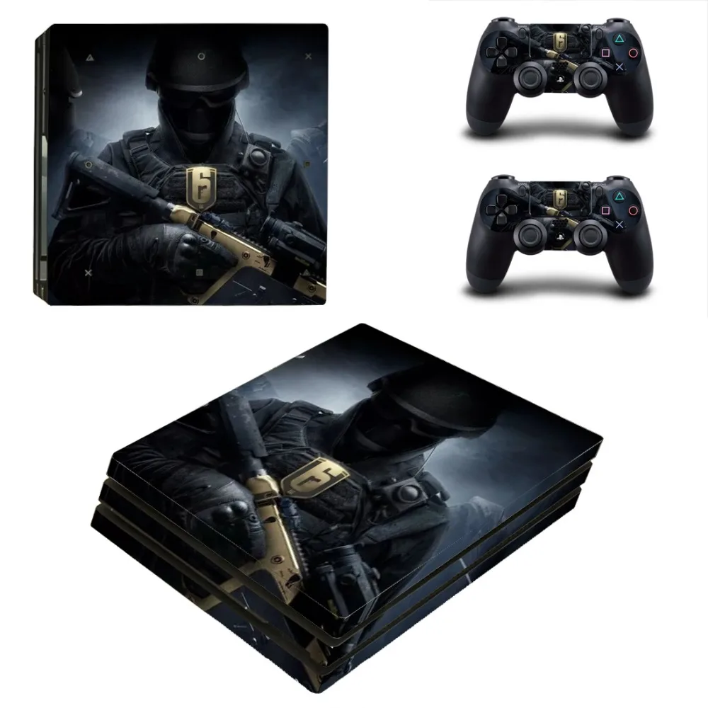 Радужная шестиугольная наклейка PS4 Pro наклейки для консоли Sony PlayStation 4 и 2