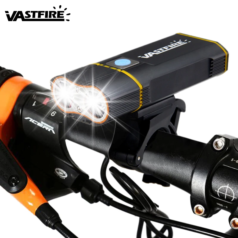 Clearance USB Rechargeable 2X L2 LED Bike Lights 6000 LM Front Bicycle Handlebar Headlight Cycling Torch Camping Flashlight 0