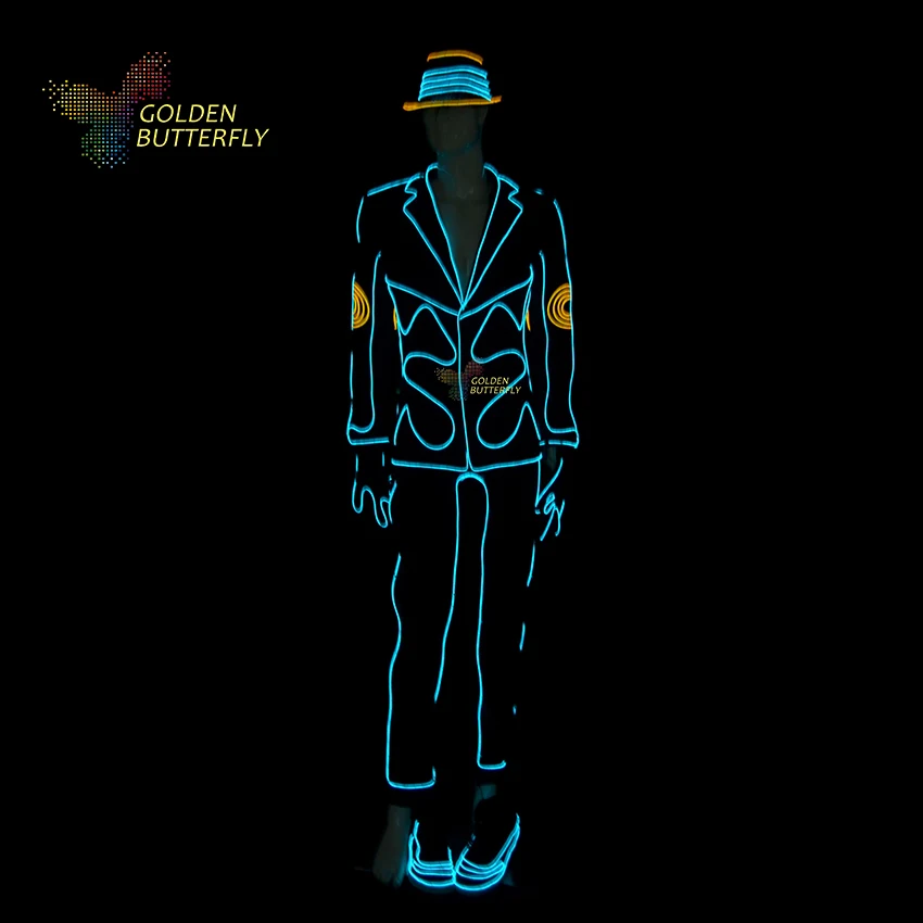 Special Price EL Suits 2017 New Fashion LED/EL Clothes Luminous Costumes Glowing Gloves Shoes Light Clothing Men EL Masks Clothe Dance Special Price EL Suits 2017 New Fashion LED/EL Clothes Luminous Costumes Glowing Gloves Shoes Light Clothing Men EL Masks Clothe Dance