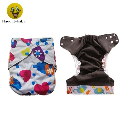 Eco Friendly Washable Diapers Baby Diaper Cover Wrap Cartoon Print 