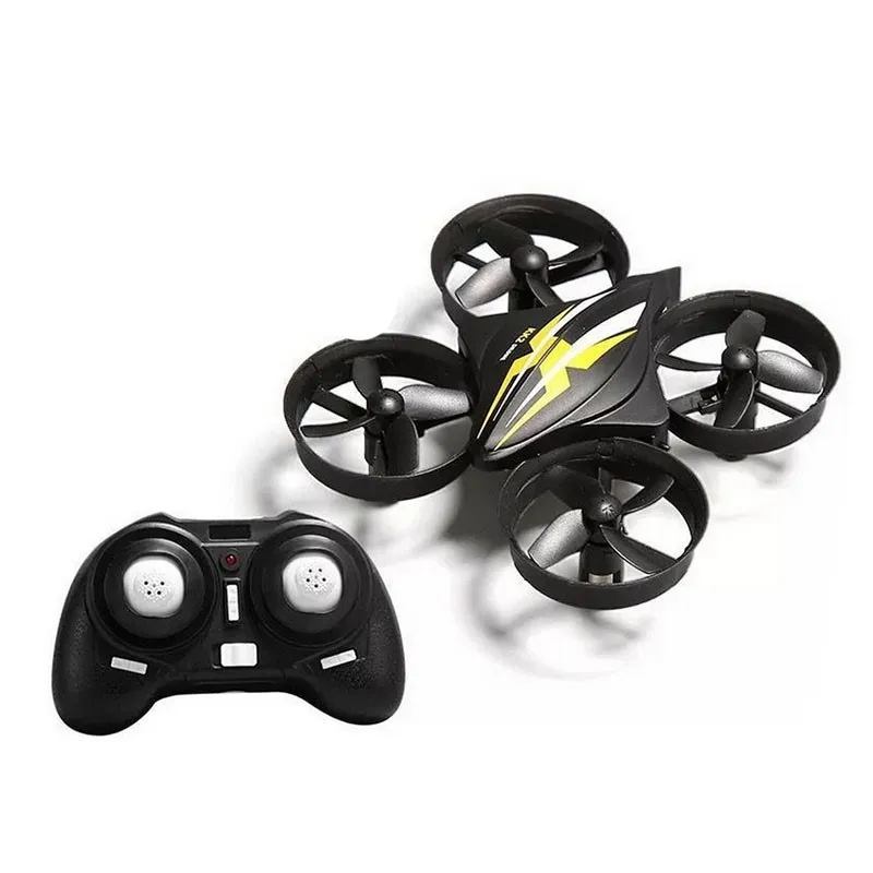 

Mini Set Remote Control Helicopter Drone Model Toys for Childrens Puzzle Flying Toy Quadcopters Headless Mode One Key Return