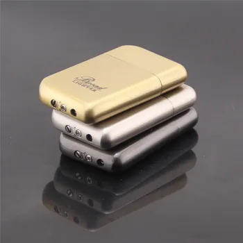 

Modern Classics Bright Sound Dupont Lighter Flame Cigarette Gas Lighters Silver Gold Memorial Refillable Cap