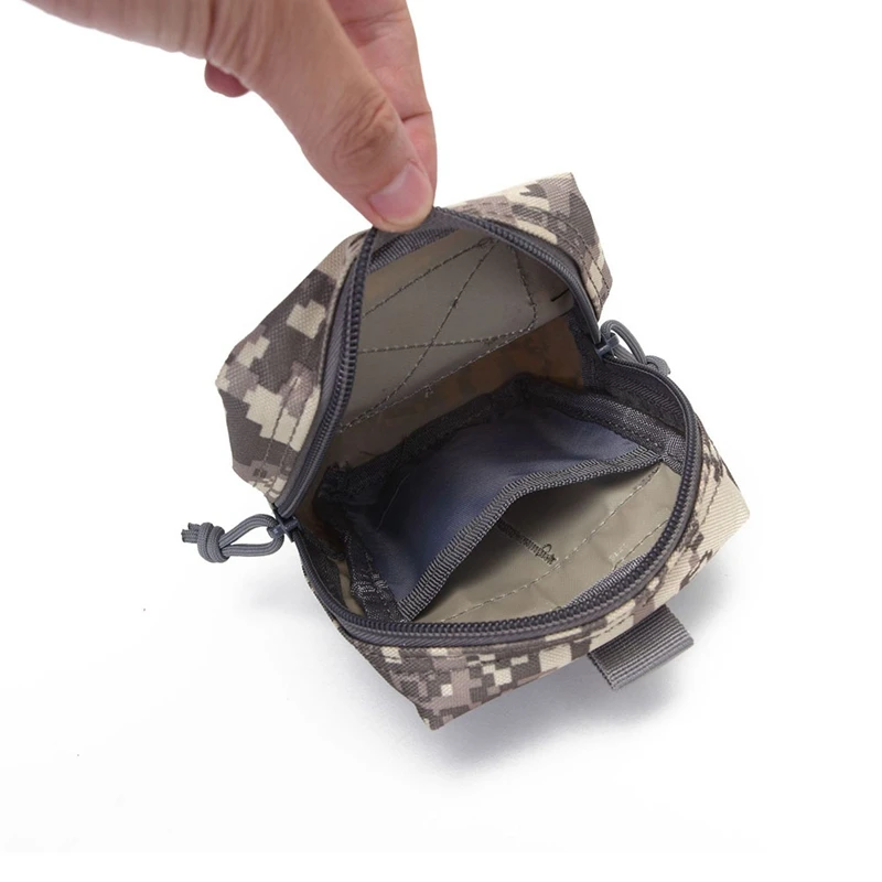 Открытый 1000D многофункциональный EDC Molle Мешок инструмент молния поясная Сумка