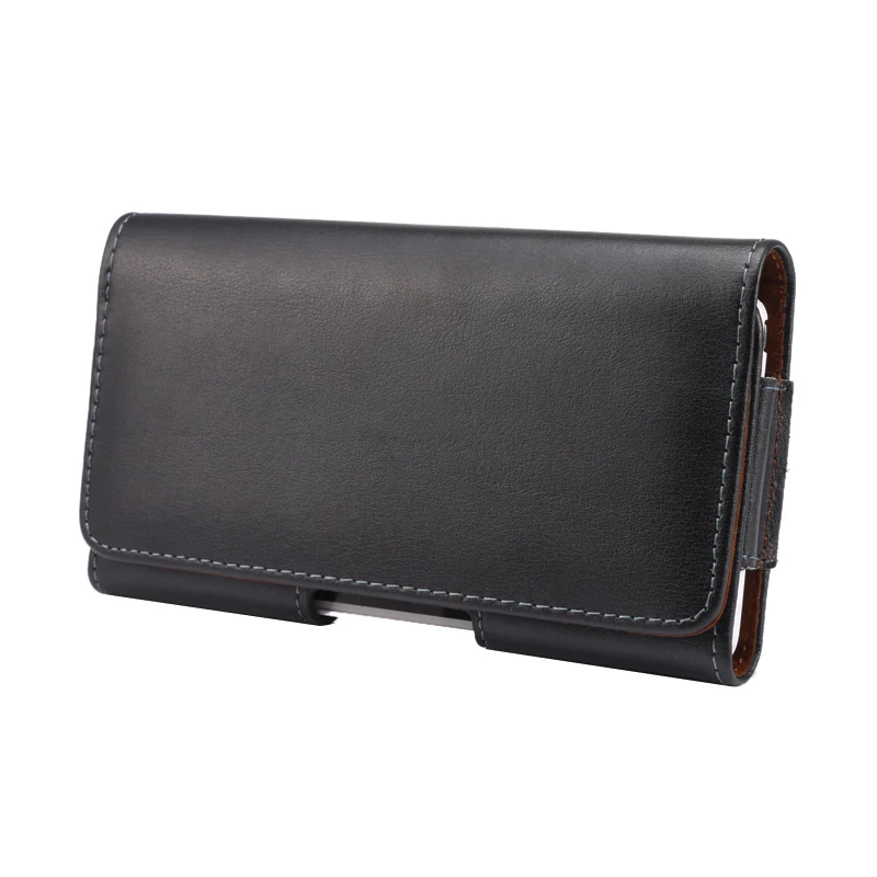 2018 Universal Casual Genuine Leather Phone Cover Waist Cases For iPhone 4 4s 5 5s 5c SE 6 6S 7 8 Plus X Holster Bag Belt Pouch