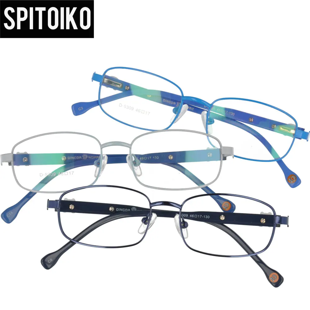 SPITOIKO Металлическая Детская оправа полная оправа оптические очки близорукость 5309