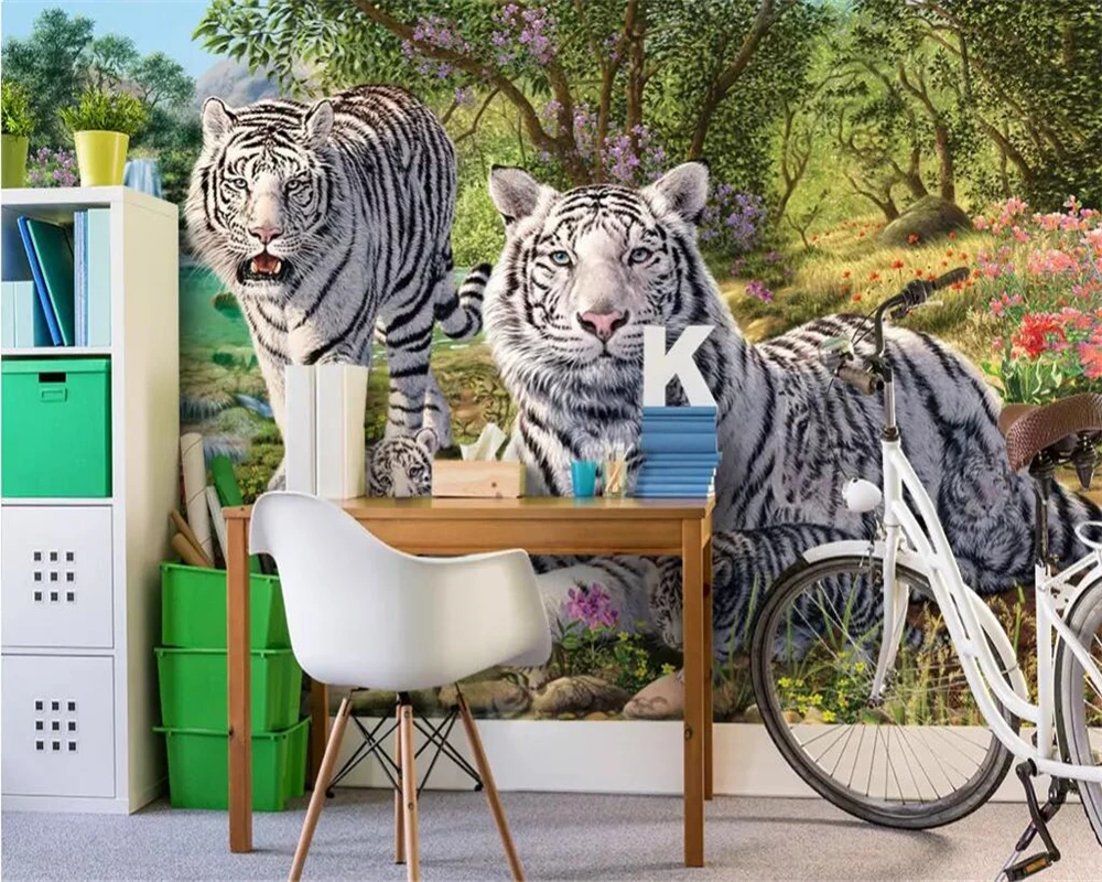 White Tiger Wallpaper 3d