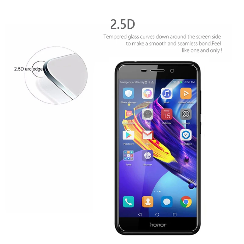 Закаленное стекло для Huawei Honor 6C Pro защита экрана 9H 6 C V9 Play стеклянная пленка 5