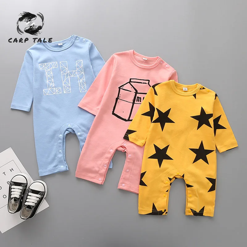 

Fashion spring cute baby tights newborn baby girl 2019 new fashion 100% cotton baby onesies long sleeve newborn baby clothes