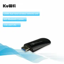 1200 Мбит/с USB3.0 wifi приемник беспроводная сетевая карта 802.11ac Wifi адаптер 2,4G/5,8G двухдиапазонный внешний сетевой адаптер для рабочего стола