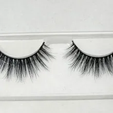 1 пара 3D ресниц реального норки ресницы ручной работы супер длинные густые Накладные ресницы для Красота Макияж расширение lhd-2