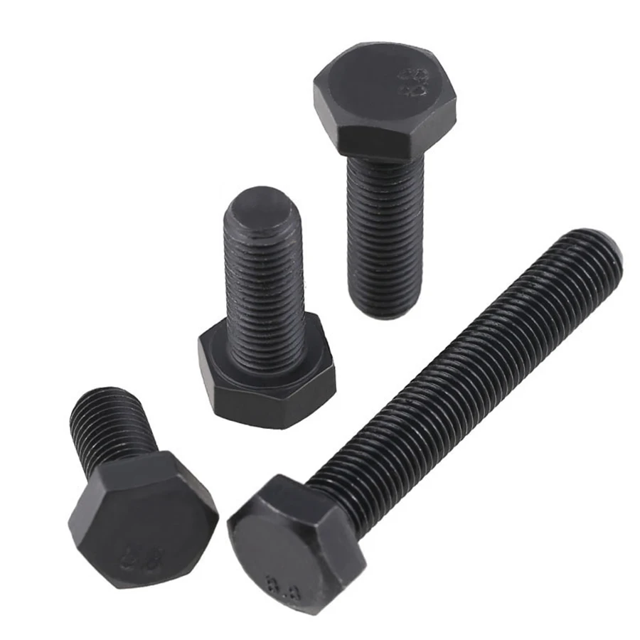 

2/5Pcs M8 M10 DIN933 Fine Thread Hex Screws Grade 8.8 High Strength Fine Teeth External Hexagon Screw Bolts