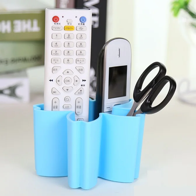 

Five Leaf Flower Shape TV Controllers Organizer Racks Television Air-Conditioner Remote Storage Holders Fan Control Supporters