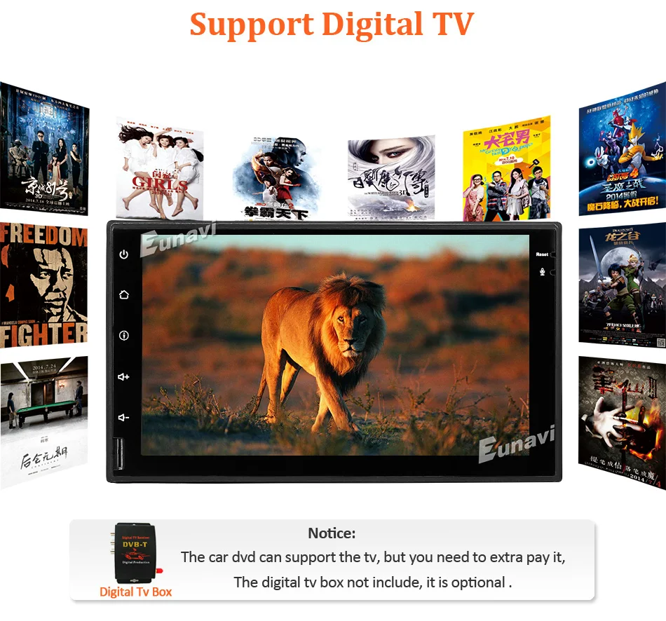 Top Eunavi 7" Double 2 Din TDA7851 Universal Android 8.1 Car Radio PC 1024*600 Autoradio GPS Navi wifi Bluetooth free frame camere 18 Top Eunavi 7" Double 2 Din TDA7851 Universal Android 8.1 Car Radio PC 1024*600 Autoradio GPS Navi wifi Bluetooth free frame camere 18