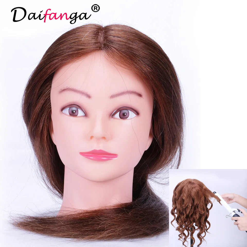 Hot Sale Mannequin Head 100% Human Hair For Curling Iron ...