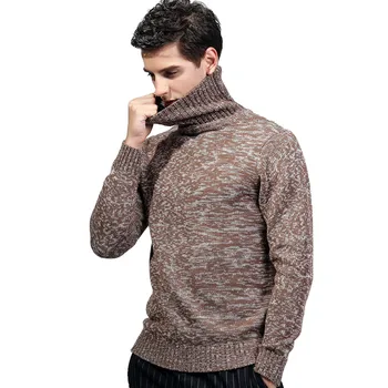 

2020 new autumn winter men's fashion Turtleneck Pullovers Sweaters Men Long Sleeve Men Knitwear Jumpers Sweater