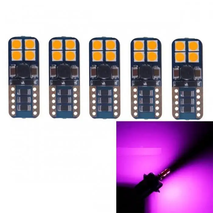 10 X led T10 12V W5W 4W 3030 автомобильная лампа супер яркая от фиолетовых излучающих диодов