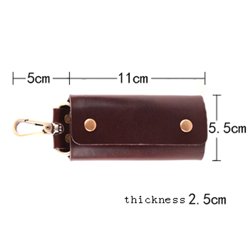 Женский Винтажный чехол для ключей из натуральной кожи|women key wallet|key walletkey case |